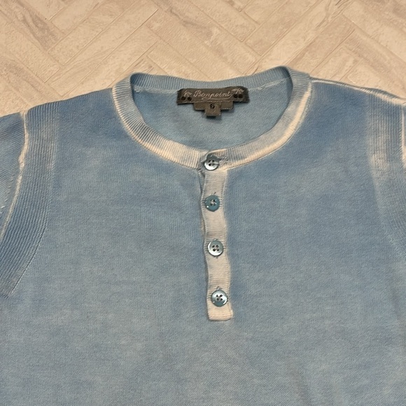 Bonpoint Sky blue sweater size 6 - Picture 2 of 6